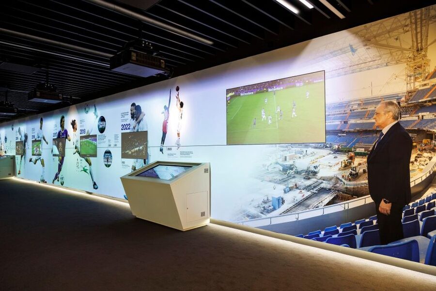Madrid: Guided Tour of Bernabéu Stadium - The stadium model and Madridista area