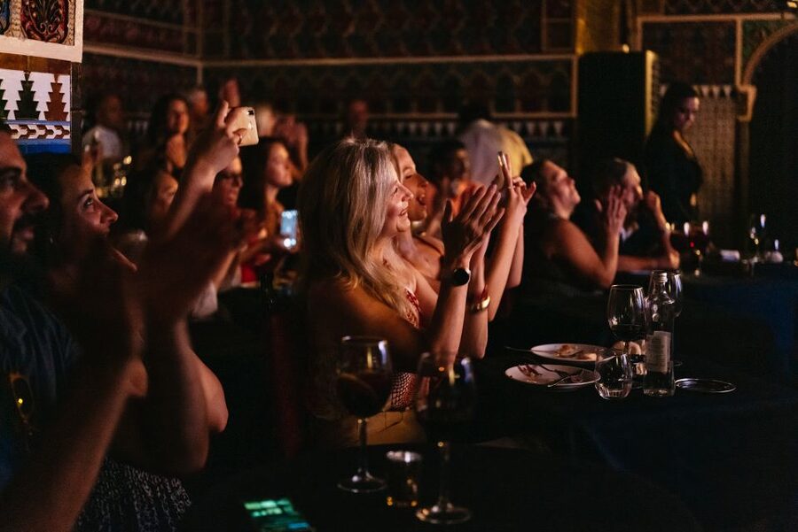 Madrid: Live Flamenco Show with Food and Drinks Options - What the Alhambra-style room adds