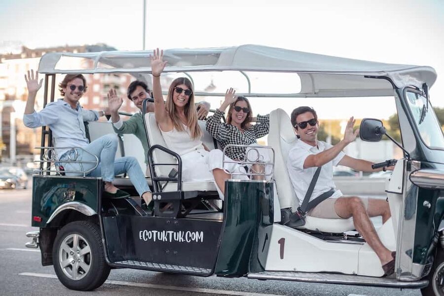Madrid: Private City Tour by Eco Tuk Tuk - Congress, Neptune, and the Prado facade