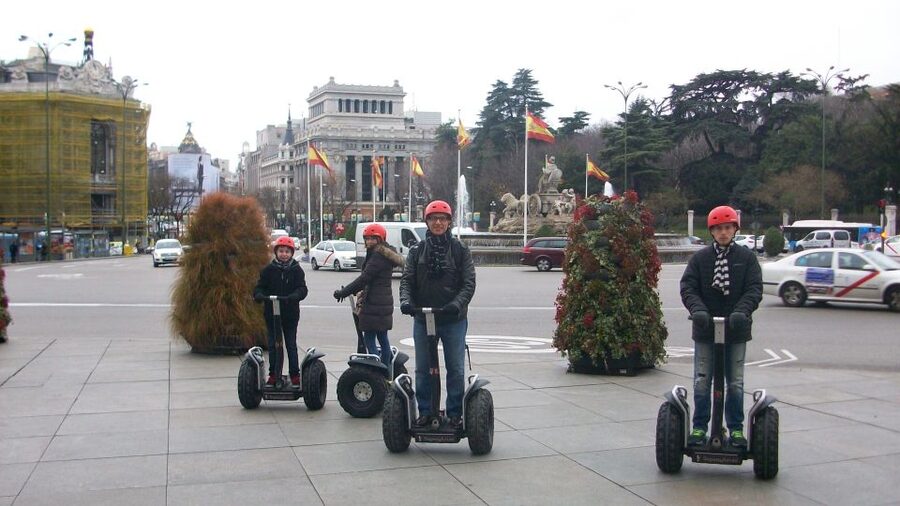 Madrid Private Segway tour. Retiro Park - Centro Historico - Opera Square, Puerta del Sol, and Templo de Debod