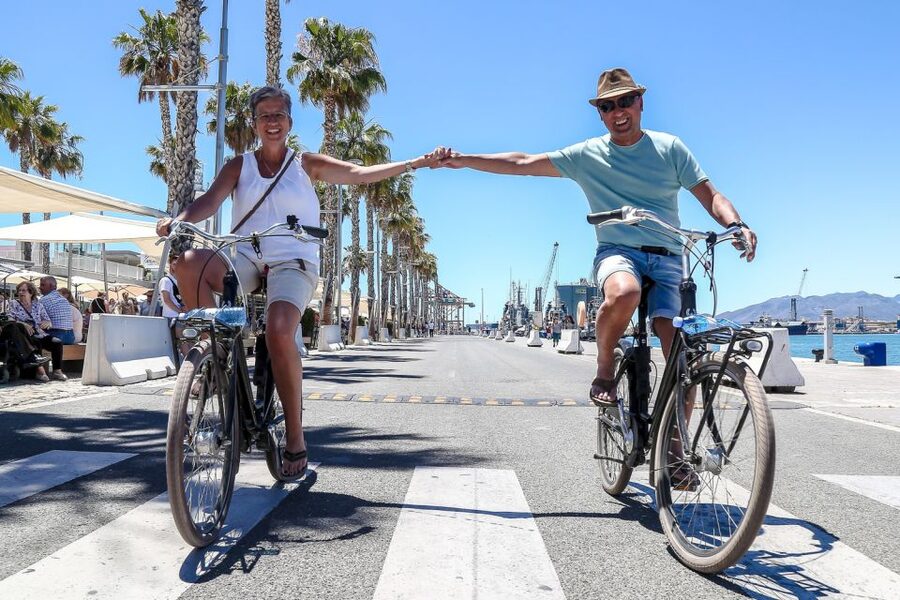 Malaga Bike Tour - Old Town, Marina & Beach - Starting at Plaza de la Marina