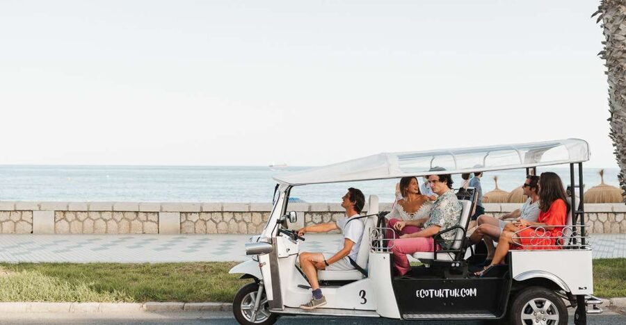 Malaga: Private City Tour by Eco Tuk Tuk - University of Malaga and the first city views
