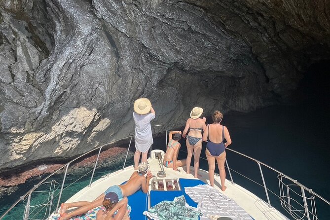 Mallorca Beach & Caves 4hr Boat Trip Drinks, Tapas, SUP & Snorkel - About 50 minutes at Coll Baix
