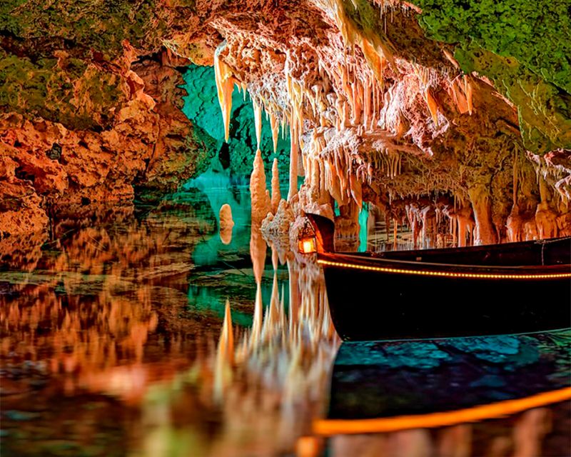 Mallorca: Dinosaurland and Caves of Hams Combined Ticket - The Round Cave begins with a botanical garden