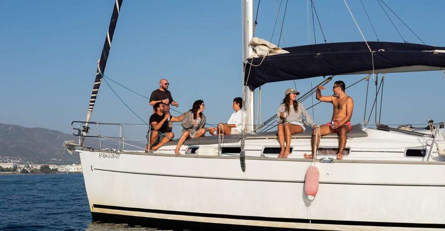 Marbella: Sailing & Dolphin Watching with Snacks and Drinks - Snacks, drinks, and the social side