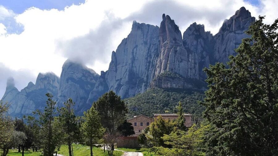 Montserrat & Cava Wineries Day Trip from Barcelona w/ Pickup - Walking through Montserrat National Park