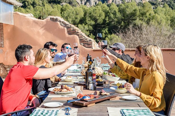 Montserrat Lunch & Wine at Farmhouse Small Group from Barcelona - Timing, meeting point, and practical details