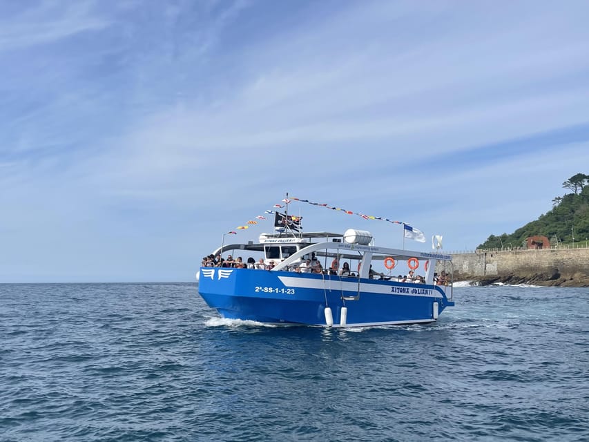 San Sebastian: Boat Tour with Stop at Santa Clara - Key points to know before you go