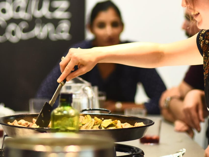 Seville: 3.5-Hour Spanish Cooking Class & Triana Market Tour - Paella Valenciana, the main event