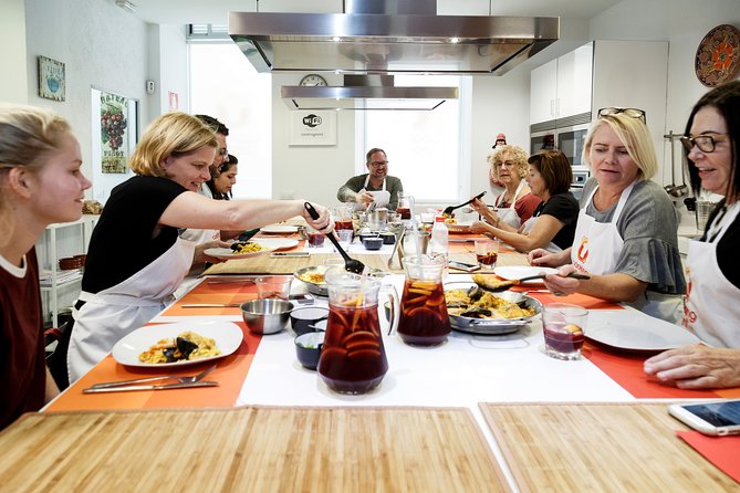 Spanish Cooking Class Paella Tapas and Sangria in Madrid - Cooking paella, gazpacho, and sangria