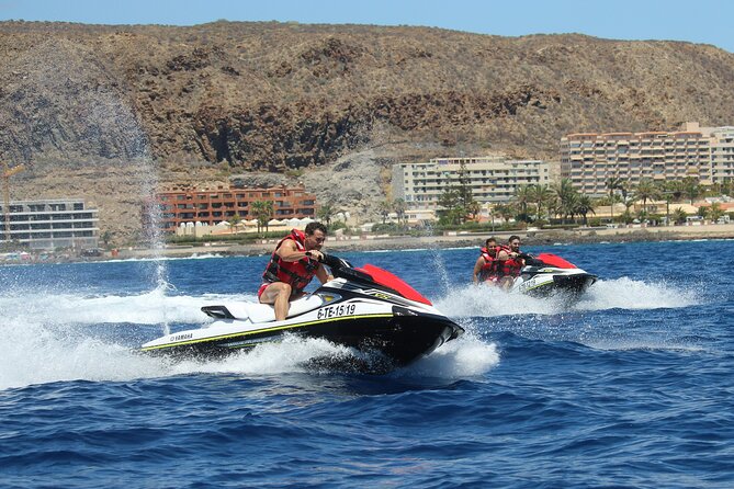 Tenerife : Jet Ski Tour with option for Quad Trip - Learning the jet ski before the open water