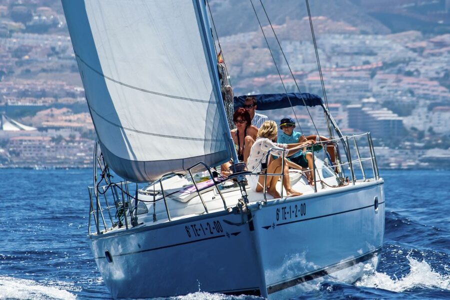 Tenerife: Sailboat Tour with Food and Snorkeling - Watching pilot whales, dolphins, and turtles