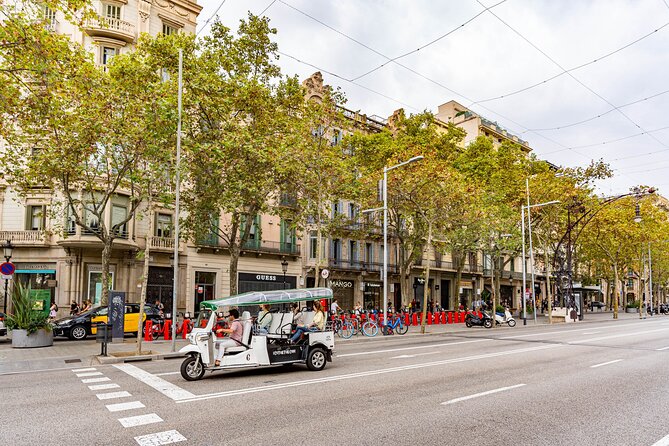 Tour Welcome Barcelona with Local Guide in Eco Tuk Tuk Private - Port Vell, Parc de la Ciutadella, and the Arc de Triomf