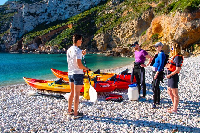 Uncharted Caves & Snorkelling Heaven: Cala Granadella Kayak Tour - Cueva del Llop Marí: rocks, legends, and marine life