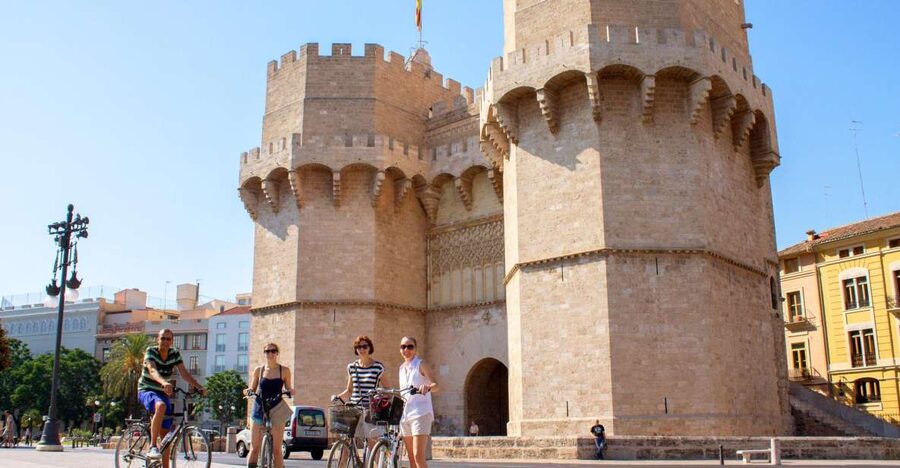 Valencia Bike Tour - Serranos Towers and the Medieval Edge